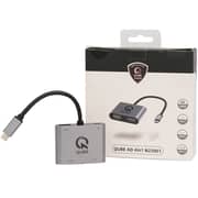 Qube Avalanche Display HDMI 1.4 Cable Grey