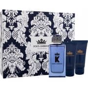 Dolce & Gabbana K Gift Set For Men Edp 100 Ml + Aftershave Balm 50ml + Shower Gel 50 Ml