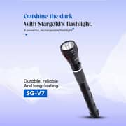 Stargold SG-V7 Waterproof Rechargeable LED Flashlight