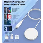Choetech Magleap Magnetic Wireless Charger White