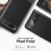 Spigen GLAStR EZ Fit Optik Camera Lens Screen Protector designed for Google Pixel Fold - Black [2 Pack]