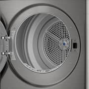 مجفف الغسيل LG موفر الطاقة، بسعة 9 كيلو جرام، باللون الفضي، بتقنية التجفيف بمضخة الحرارة المزدوجة