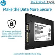 HP S700 2.5-Inch Portable SSD 500GB Black 2DP99AA#UUF