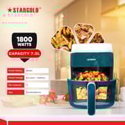 Stargold SG-2227DC Air Fryer 7L 1800W, Digital Touch Screen Oil-Free Cooking