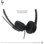 HP T1A66AA Wired On Ear Headset Black