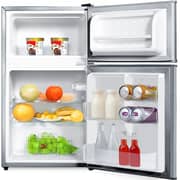 evvoli 100 Liters Top Mount Refrigerator / Adjustable Leg / Interior Light / Defrost Type - EVRFM-100S
