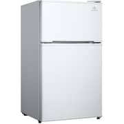 Evvoli Double Door Mini Refrigerator 125 Litres EVRFM-100LW