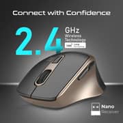 Promate Wireless Mouse Gold