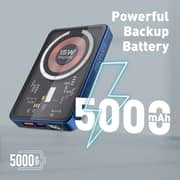 Promate Wireless Power Bank 5000mAh Blue TRANSPACK-5.BLUE