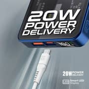 Promate Wireless Power Bank 10000mAh Blue TRANSPACK-10.BLUE