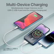 Promate Wireless Power Bank 10000mAh Blue TRANSPACK-10.BLUE