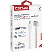 Promate USB-C to MagSafe 3 Cable 2m White