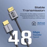 Promate HDMI 2.1 Slim Cable 1.5m Black