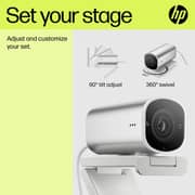HP 960 4K Streaming Webcam White