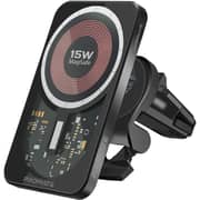 Promate Magnetic Wireless Car Charger Black