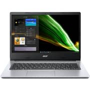 Acer Aspire 1 (2021) Laptop - Intel Celeron N4500 / 14inch FHD / 128GB EMMC / 4GB RAM / Windows 11 Home / English & Arabic Keyboard / Pure Silver / Middle East Version - [A114-33-C3S2]
