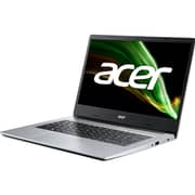 Acer Aspire 1 (2021) Laptop - Intel Celeron N4500 / 14inch FHD / 128GB EMMC / 4GB RAM / Windows 11 Home / English & Arabic Keyboard / Pure Silver / Middle East Version - [A114-33-C3S2]