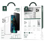 Green Lion 4-in-1 1 360° Privacy Protection Pack Black iPhone 14 Pro