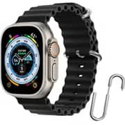 Pawa London Ocean Watch Strap Ultra/Series 8 Black