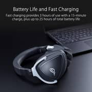 Asus 90YH03IW-B3UA00 Wireless On Ear Gaming Headset Black