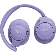 JBL Tune 720BT Wireless Pure Bass with Mic Over Ear Headphones - Purple