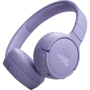 JBL Tune 670NC Wireless Noise Cancelling On Ear Headphones - Purple