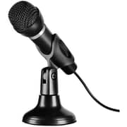 ميكروفون مكتبي يو اس بي قابل للتعديل 180 درجة من كيندكس 3.5 ملم، أسود