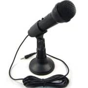 ميكروفون مكتبي يو اس بي قابل للتعديل 180 درجة من كيندكس 3.5 ملم، أسود