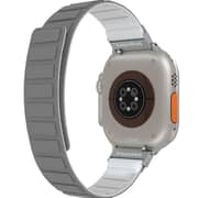 Blupebble Marmolada Silicone Reversible Magnetic Watch Strap Grey/White
