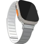 Blupebble Marmolada Silicone Reversible Magnetic Watch Strap Grey/White
