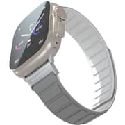 Blupebble Marmolada Silicone Reversible Magnetic Watch Strap Grey/White