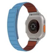 Blupebble Hochfeiler Silicone Reversible Magnetic Watch Strap Blue/Brown