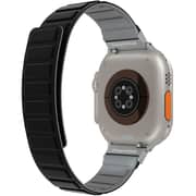 Blupebble Sass Pordoi Silicone Rversible Magnetic Watch Strap Black/Grey