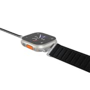 Blupebble Sass Pordoi Silicone Rversible Magnetic Watch Strap Black/Grey