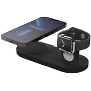 Elago Charging Hub Duo Stand compatible with MagSafe Charger, iPhone 14/13/12, AirPods Pro/Pro 2/AirPods 3 - Black