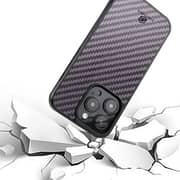 Monocarbon Carbon Fiber Case Matte Purple iPhone 14 Pro Max
