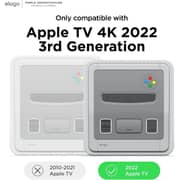 Elago T4 Case Cover Compatible With Apple TV 4K (3rd Generation) 2022 Light Grey