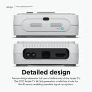 Elago T4 Case Cover Compatible With Apple TV 4K (3rd Generation) 2022 Light Grey