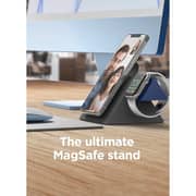 elago Charging Stand 2-in-1 station for iPhone 14/13 12 series & Apple Watch series - Dark Grey/Jean Indigo