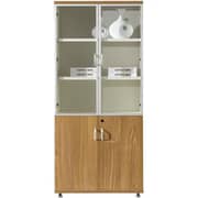 Gmax 2 Door Cabinet Light Brown