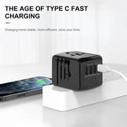 CrossFit Universal Travel Adapter Black