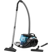 TEFAL Compact Power Vacuum Cleaner, Bagless, 750W=2000W, 1,5L Capacity, Black/Turquoise - TW3751EG