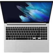 لابتوب سامسونج جالاكسي بوك بمعالج إنتل كور i5-1135G7 الجيل 11 بشاشة FHD مقاس 15.6 بوصة وذاكرة SSD سعة 256GB ورام 8GB وبطاقة رسوميات إنتل آيريس Xe مشتركة ونظام ويندوز 10 برو ولوحة مفاتيح إنجليزية وبلون فضي - إصدار دولي [NP750XDA-KD1US]