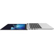لابتوب سامسونج جالاكسي بوك بمعالج إنتل كور i5-1135G7 الجيل 11 بشاشة FHD مقاس 15.6 بوصة وذاكرة SSD سعة 256GB ورام 8GB وبطاقة رسوميات إنتل آيريس Xe مشتركة ونظام ويندوز 10 برو ولوحة مفاتيح إنجليزية وبلون فضي - إصدار دولي [NP750XDA-KD1US]