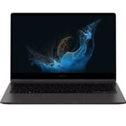 لابتوب سامسونج جالاكسي بوك 2 قابل للتحويل 2 في 1 (2022) بمعالج إنتل كور i5-1235U الجيل 12 شاشة FHD مقاس 13.3 بوصة وSSD سعة 256GB ورام 8GB ورسوميات إنتل آيريس Xe ونظام ويندوز 11 برو ولوحة مفاتيح إنجليزية وبلون رصاصي - إصدار دولي [NP730QED-KA3UK]