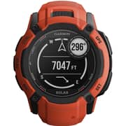 Garmin 010-02805-01 Instinct 2X Solar Smartwatch Flame Red