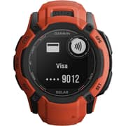 Garmin 010-02805-01 Instinct 2X Solar Smartwatch Flame Red