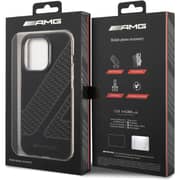 AMG Mercedes Benz Frosted PC Case Black iPhone 14 Pro