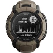 Garmin Instinct 2X Solar Tactical Edition Smartwatch Coyote Tan 50mm 010-02805-02