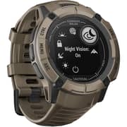 Garmin Instinct 2X Solar Tactical Edition Smartwatch Coyote Tan 50mm 010-02805-02